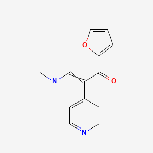 3-(Dimethylamino)-1-(furan-2-yl)-2-(pyridin-4-yl)prop-2-en-1-one