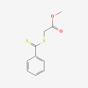 molecular formula C10H10O2S2 B8610075 Methyl 2-((phenylcarbonothioyl)thio)acetate CAS No. 27249-65-6