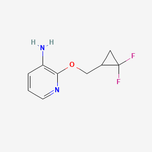 2-((2,2-Difluorocyclopropyl)methoxy)pyridine-3-amine