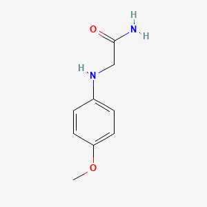 molecular formula C9H12N2O2 B8610147 2-(4-Methoxy-phenylamino)-acetamide 