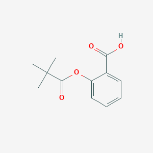 molecular formula C12H14O4 B8610268 2-(2,2-Dimethylpropionyloxy)benzoic acid 