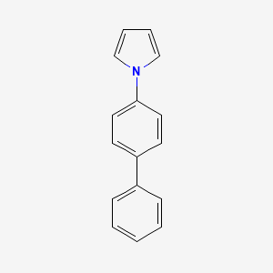 molecular formula C16H13N B8610310 N-biphenyl-4-yl-1H-pyrrole 