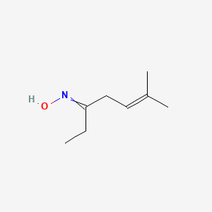 molecular formula C8H15NO B8610412 N-(6-Methylhept-5-en-3-ylidene)hydroxylamine CAS No. 106023-72-7