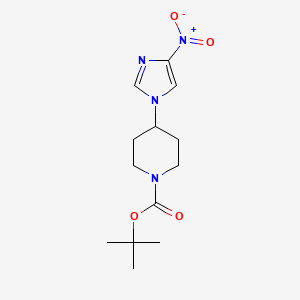 tert-Butyl 4-(4-Nitro-1H-imidazol-1-yl)piperidine-1-carboxylate
