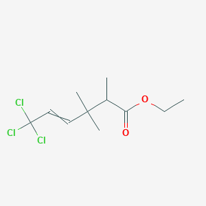 B8610480 Ethyl 6,6,6-trichloro-2,3,3-trimethylhex-4-enoate CAS No. 60310-92-1