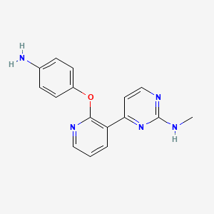 4-(2-(4-aminophenoxy)pyridin-3-yl)-N-methylpyrimidin-2-amine