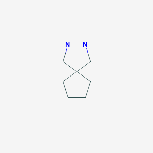 molecular formula C7H12N2 B8610511 2,3-Diaza-spiro[4.4]non-2-ene 