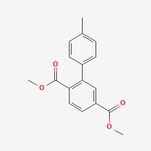 [1,1'-Biphenyl]-2,5-dicarboxylic acid, 4'-methyl-, dimethyl ester