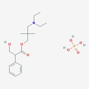 molecular formula C18H32NO7P B086106 磷酸安非罗特品 CAS No. 134-53-2