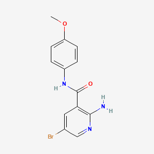 2-amino-5-bromo-N-(4-methoxyphenyl)nicotinamide