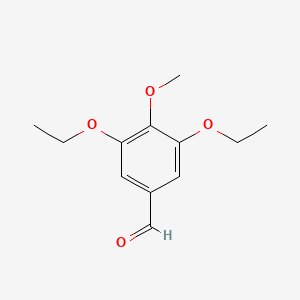 molecular formula C12H16O4 B8610609 3,5-Diethoxy-4-methoxy-benzaldehyde 