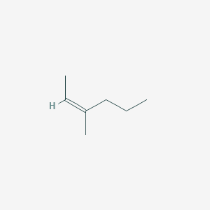 molecular formula C7H14 B086107 (Z)-3-甲基-2-己烯 CAS No. 10574-36-4