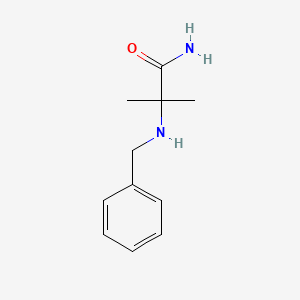 molecular formula C11H16N2O B8610910 2-Benzylamino-2-methyl-propionamide 