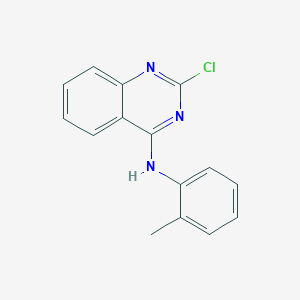 molecular formula C15H12ClN3 B8610989 2-Chloro-4-(2-methylphenylamino)quinazoline 