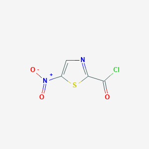 molecular formula C4HClN2O3S B8610992 5-Nitrothiazole-2-carbonyl chloride CAS No. 39849-85-9