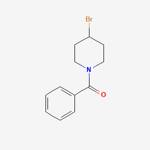 molecular formula C12H14BrNO B8611025 1-Benzoyl-4-bromopiperidine 