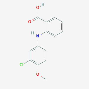 2-(3-Chloro-4-methoxyphenylamino)benzoic acid