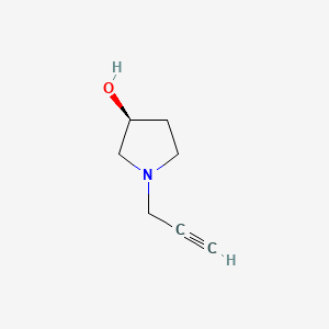 molecular formula C7H11NO B8611105 (S)-3-Hydroxy-1-prop-2-ynyl-pyrrolidine 