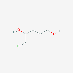 molecular formula C5H11ClO2 B8611118 5-Chloropentane-1,4-diol 