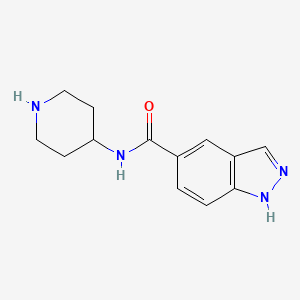 1h-Indazole-5-carboxamide,n-4-piperidinyl-