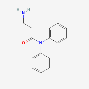 molecular formula C15H16N2O B8611177 3-amino-N,N-diphenylpropionamide 