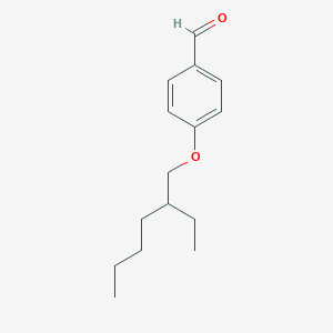 molecular formula C15H22O2 B8611196 4-(2-Ethylhexyloxy)benzaldehyde 