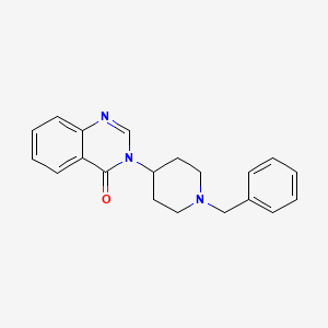 molecular formula C20H21N3O B8611240 3-(1-Benzyl-piperidin-4-yl)-3-H-quinazolin-4-one 