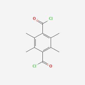molecular formula C12H12Cl2O2 B8611267 2,3,5,6-Tetramethylbenzene-1,4-dicarbonyl dichloride CAS No. 17587-17-6