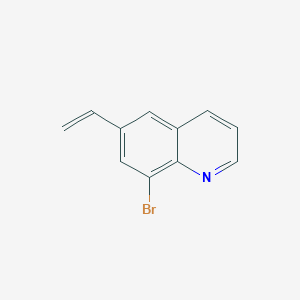 molecular formula C11H8BrN B8611285 8-Bromo-6-vinyl-quinoline 