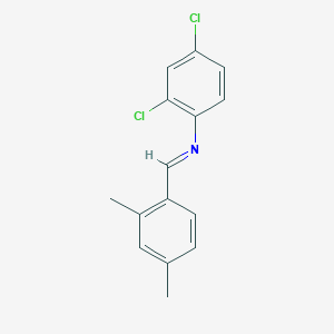 (E)-N-(2,4-Dichlorophenyl)-1-(2,4-dimethylphenyl)methanimine