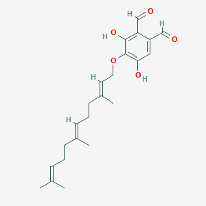 molecular formula C23H30O5 B086114 Asperugin B CAS No. 14522-05-5