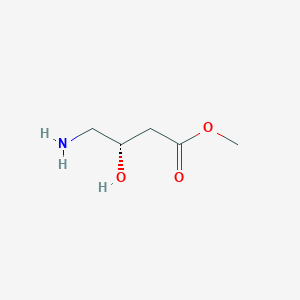 molecular formula C5H11NO3 B8611497 (S)-4-amino-3-hydroxy-butyric acid methyl ester 