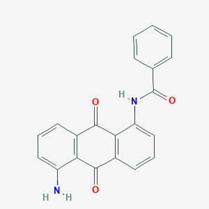 molecular formula C21H14N2O3 B086115 1-氨基-5-苯甲酰氨基蒽醌 CAS No. 117-06-6