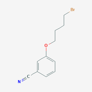 molecular formula C11H12BrNO B8611502 3-(4-bromobutoxy)Benzonitrile 