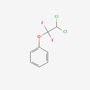 molecular formula C8H6Cl2F2O B8611505 (2,2-Dichloro-1,1-difluoroethoxy)benzene CAS No. 456-61-1