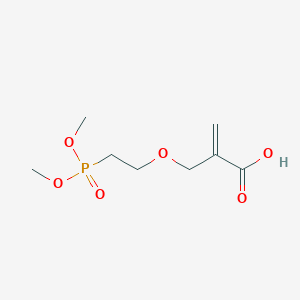 molecular formula C8H15O6P B8611579 2-[[2-(Dimethoxyphosphinyl)ethoxy]methyl]acrylic acid CAS No. 349582-20-3