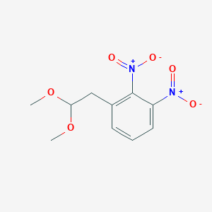 molecular formula C10H12N2O6 B8611586 1-(2,2-Dimethoxyethyl)-2,3-dinitrobenzene CAS No. 920284-96-4