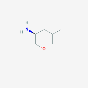 molecular formula C7H17NO B8611596 (S)-1-isobutyl-2-methoxyethylamine 