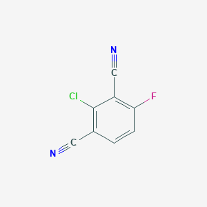 molecular formula C8H2ClFN2 B8611603 2-Chloro-4-fluoroisophthalonitrile 
