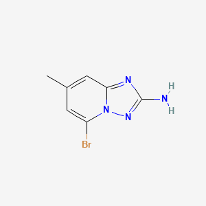 5-Bromo-7-methyl-[1,2,4]triazolo[1,5-a]pyridin-2-amine