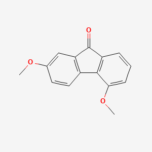 molecular formula C15H12O3 B8611658 2,5-Dimethoxy-9H-fluoren-9-one 