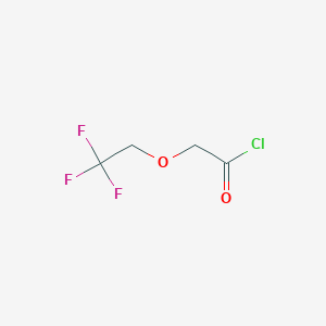 molecular formula C4H4ClF3O2 B8611667 (2,2,2-Trifluoroethoxy)ethanoyl Chloride 