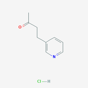 molecular formula C9H12ClNO B8611682 4-(3-Pyridinyl)-2-butanone hydrochloride CAS No. 88940-75-4