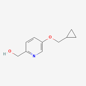 molecular formula C10H13NO2 B8611726 (5-(Cyclopropylmethoxy)pyridin-2-yl)methanol 