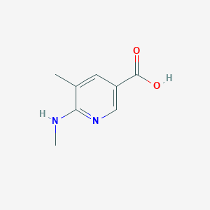 molecular formula C8H10N2O2 B8611905 5-Methyl-6-methylamino-nicotinic acid 