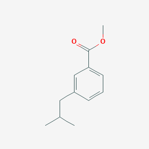 molecular formula C12H16O2 B8611966 Methyl 3-isobutyl-benzoate 