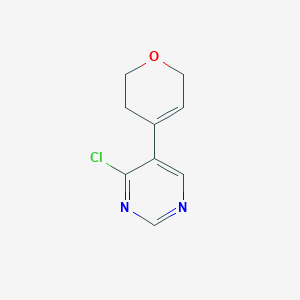 4-chloro-5-(3,6-dihydro-2H-pyran-4-yl)pyrimidine