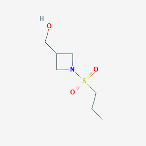 molecular formula C7H15NO3S B8612073 [1-(Propane-1-sulfonyl)-azetidin-3-yl]methanol 