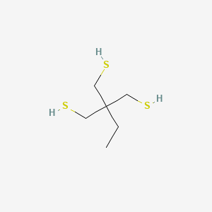 molecular formula C6H14S3 B8612087 1,3-Propanedithiol, 2-ethyl-2-(mercaptomethyl)- CAS No. 121318-18-1