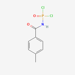 molecular formula C8H8Cl2NO2P B8612269 N-(Dichlorophosphinyl)-4-methylbenzamide CAS No. 54061-18-6